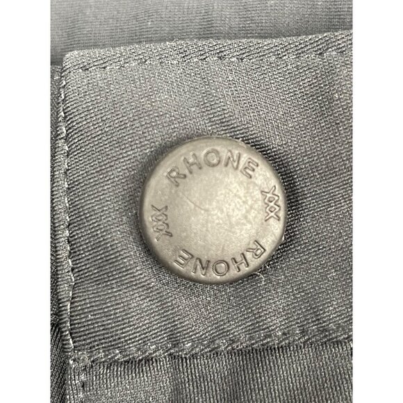 Rhône mens pants black 33 waist 32 inseam slim leg  soft stretch - Picture 9 of 11